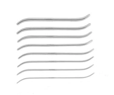 Medgyn Pratt Cervical Dilator, 11.5" Double-Ended, Stainless Steel, Reusable, 01KWC87QBRDKV6EA2QVM104J06