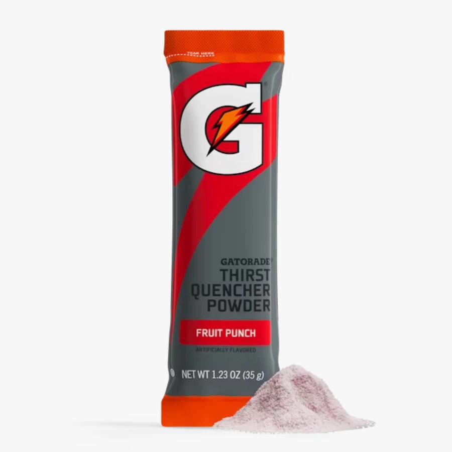 Gatorade Thirst Quencher Powder Sticks, Fruit Punch, 20 oz Packet, 80/Case