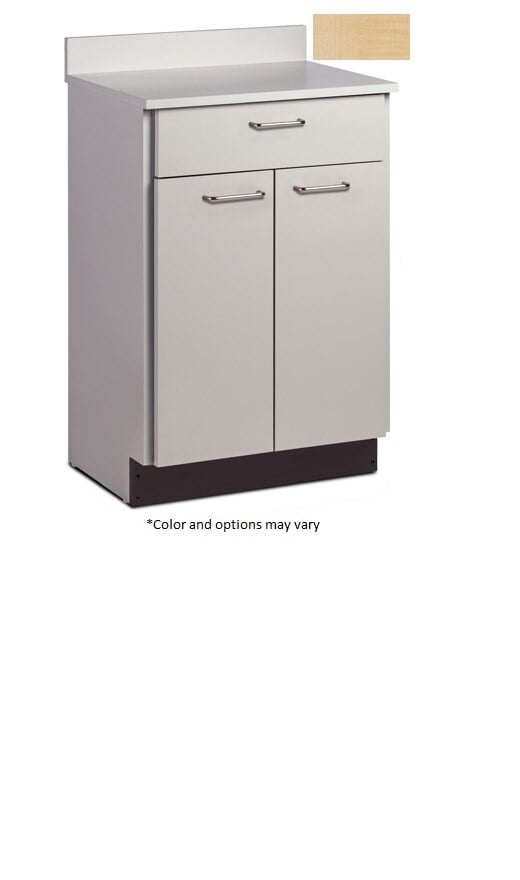 Clinton Industries Treatment Cabinet, 2 Doors/1 Drawer, Maple