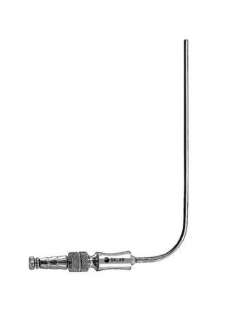 Sklar Frazier Suction Tube, 8 Fr, 5" Length, Stainless Steel, Reusable, Non-Sterile, Each