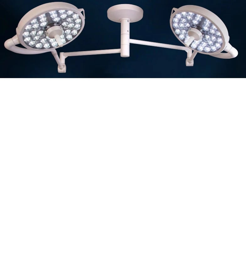 Medical Illumination MI1000 LED Surgical Light, Dual Ceiling Mount