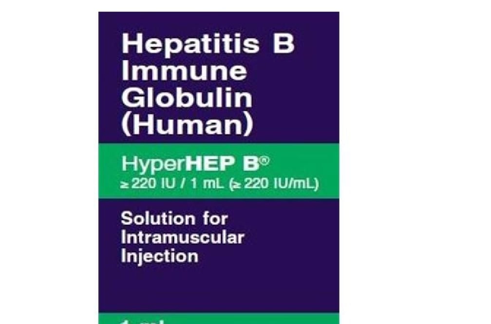 HyperHep B Injection, 220 IU/mL, Single Dose Vial (SDV), 1 mL