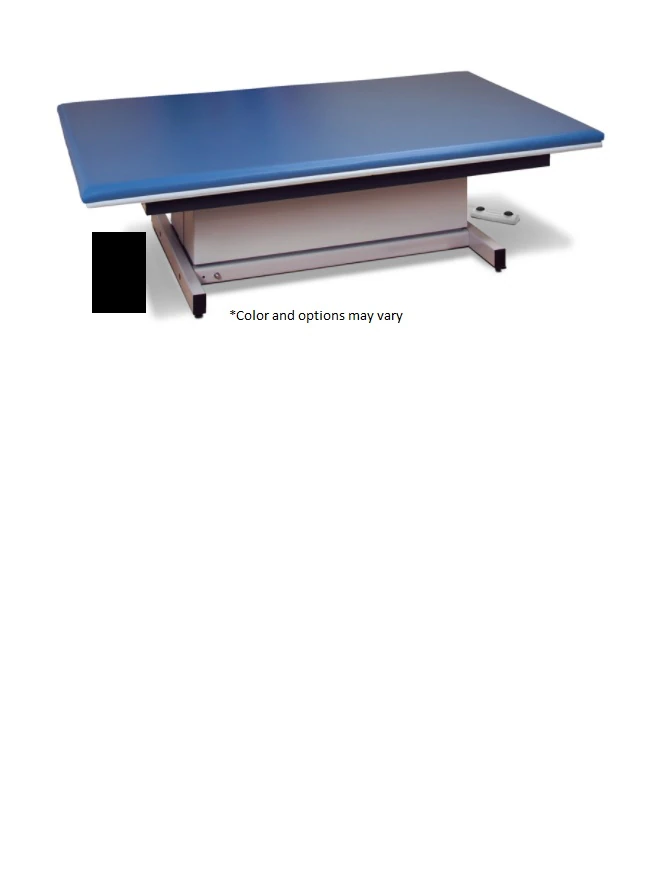 Clinton Industries Hi-Lo Platform Mat Table, Black, 600 lb Capacity