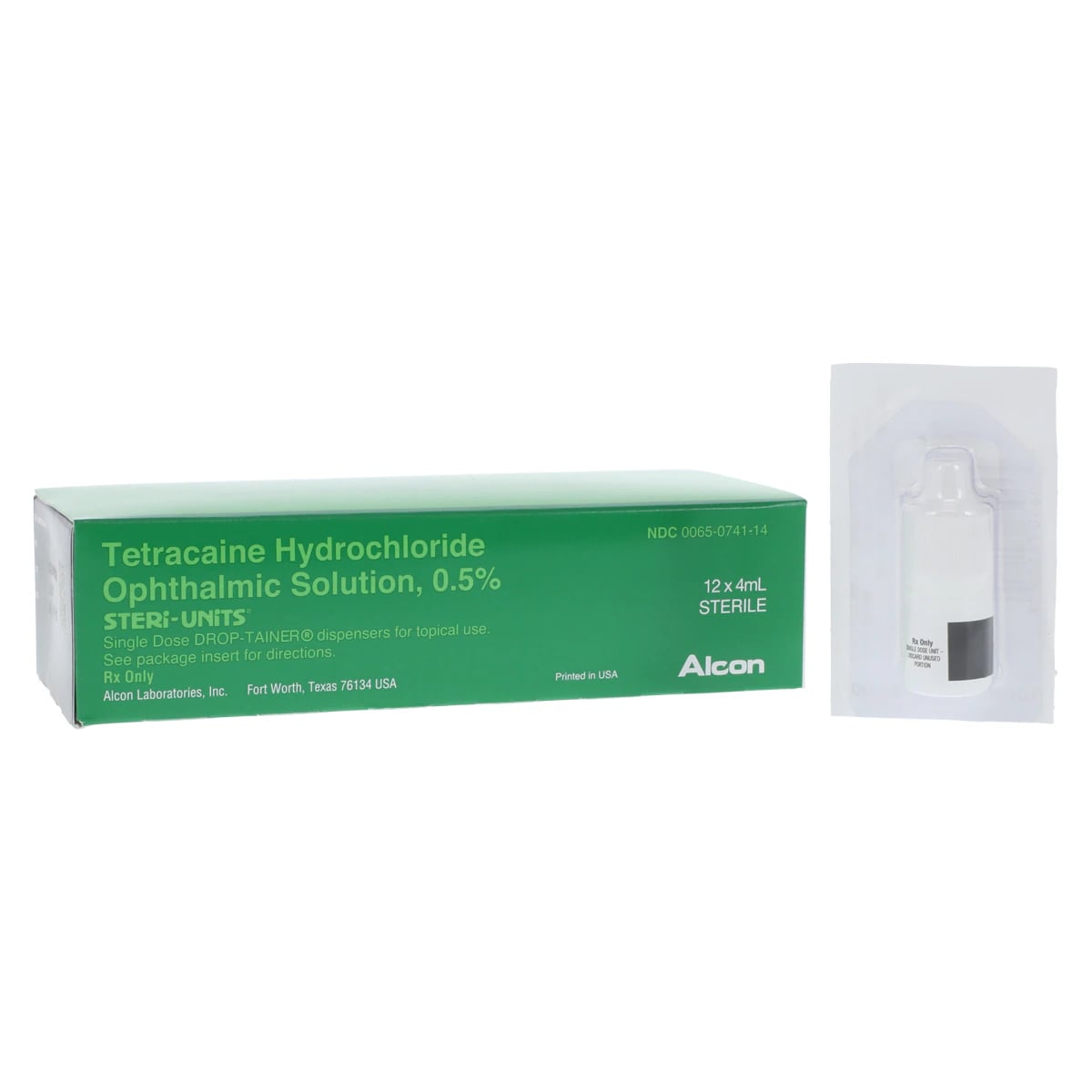 Tetracaine HCl Ophthalmic Solution 0.50%, 4mL Vial, 12/Carton