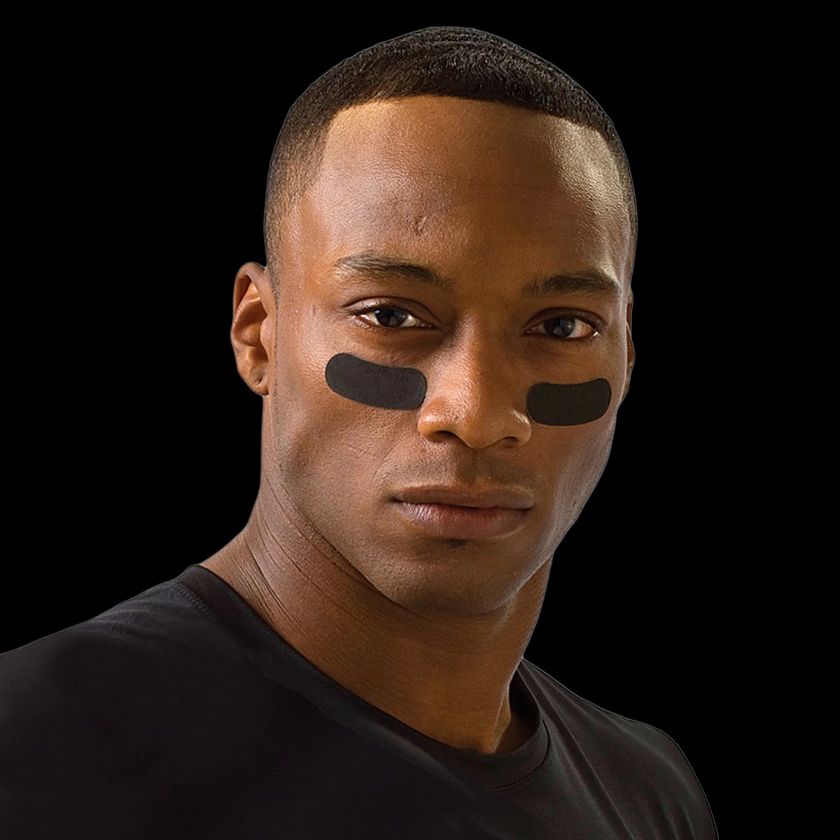 Mueller No Glare Athletic Strips, Under Eye, Cellulosic Polyester Non-Woven, Pink, 12/Package