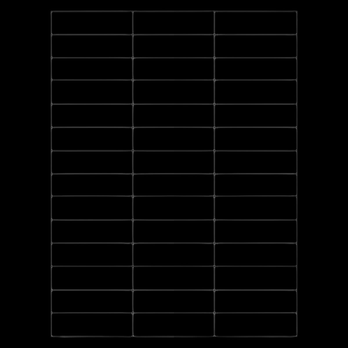 Precision Dynamics Chart Labels, Laser, Portrait, White, 0.625 x 0.75", 1000/Case