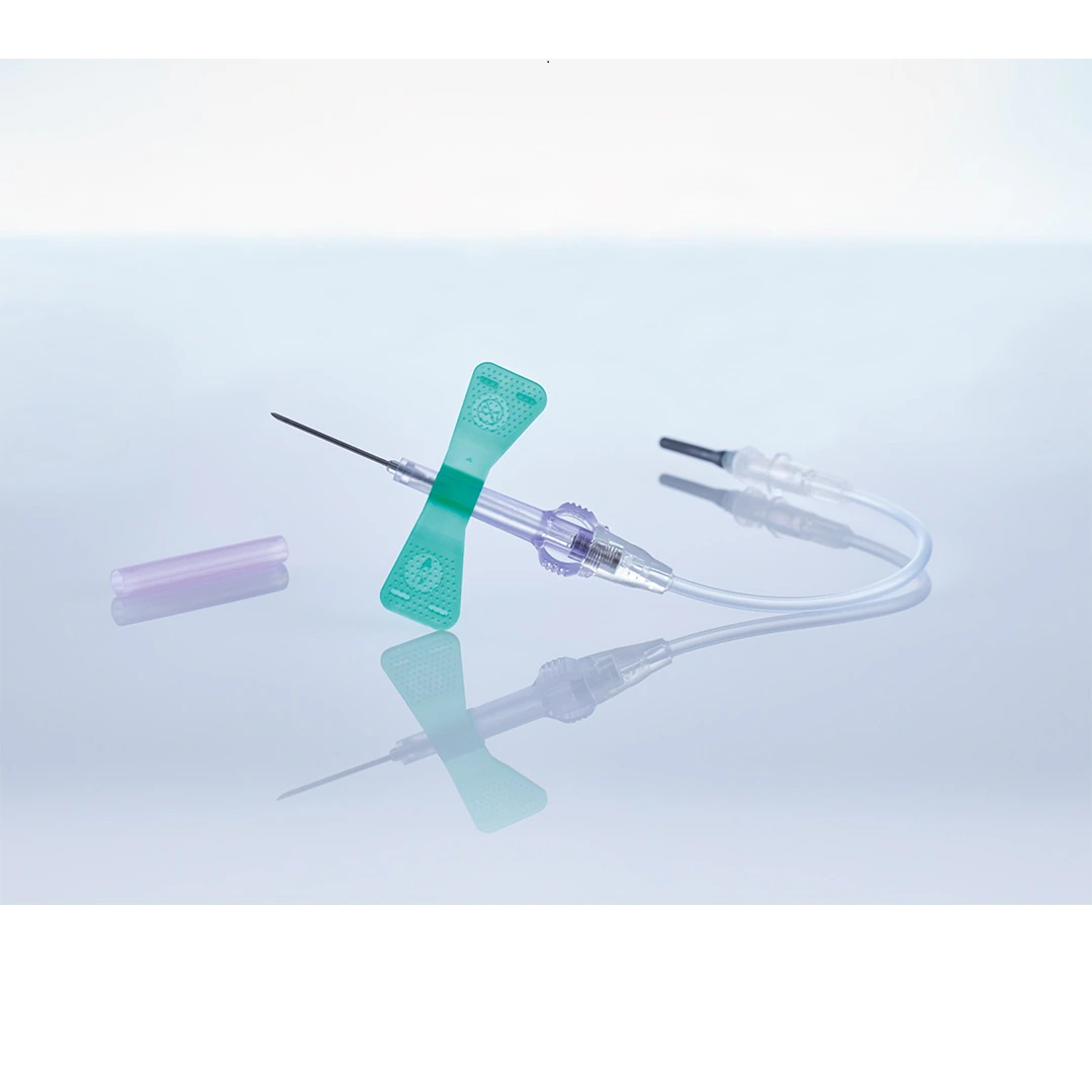 Greiner Bio-One Vacuette Evoprotect Blood Collection Set, 21G x 3/4", Safety with Luer Adapter, Sterile, Latex-Free, Single Use, 1080/Case