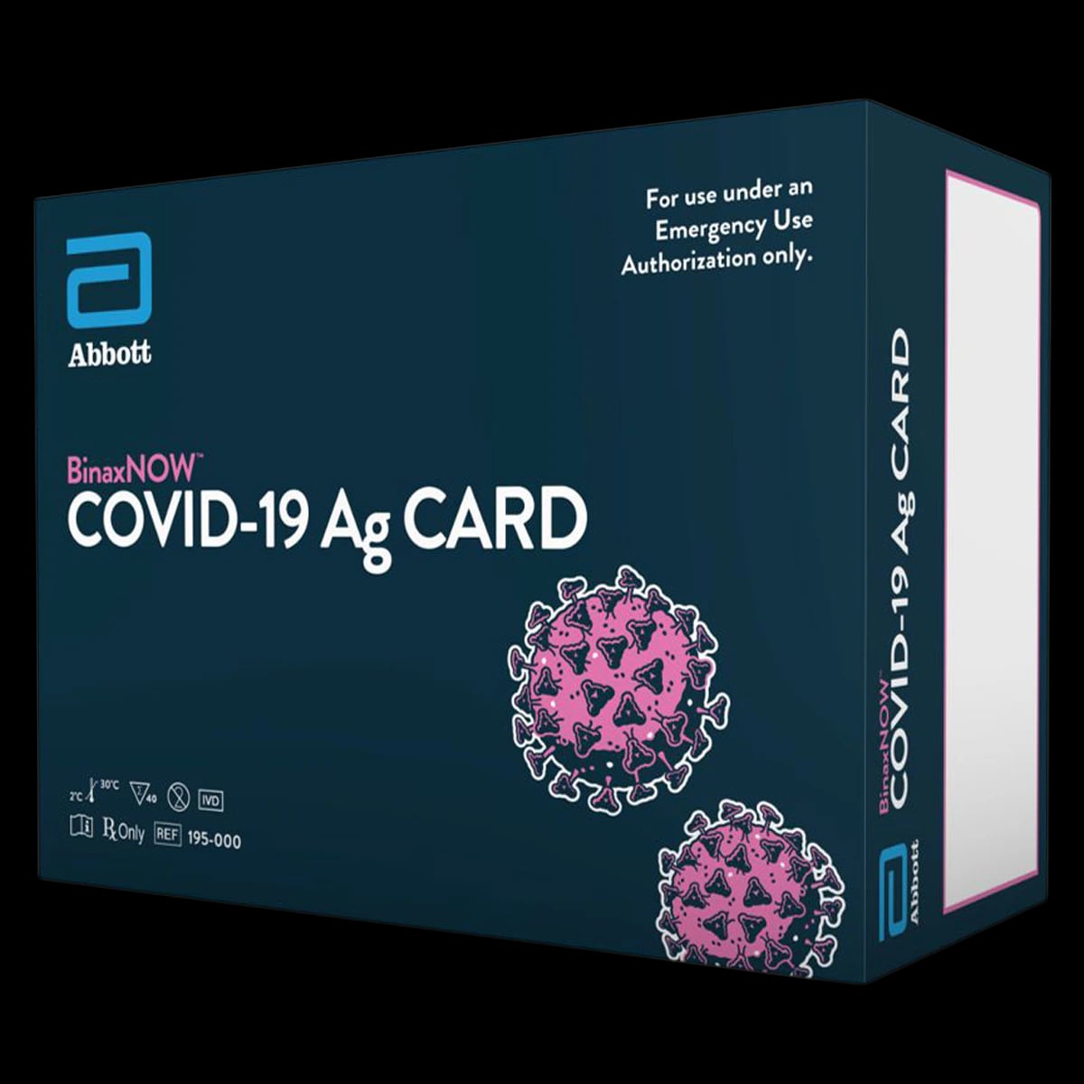 BinaxNOW COVID-19 Ag Card Kit, Professional Use, CLIA Waived, 40 Tests/Box