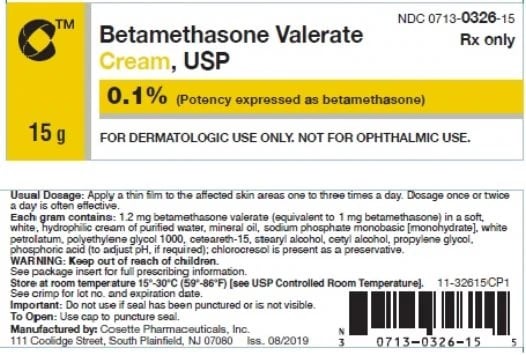 Betamethasone Valerate Cream 0.001%, 45g Tube