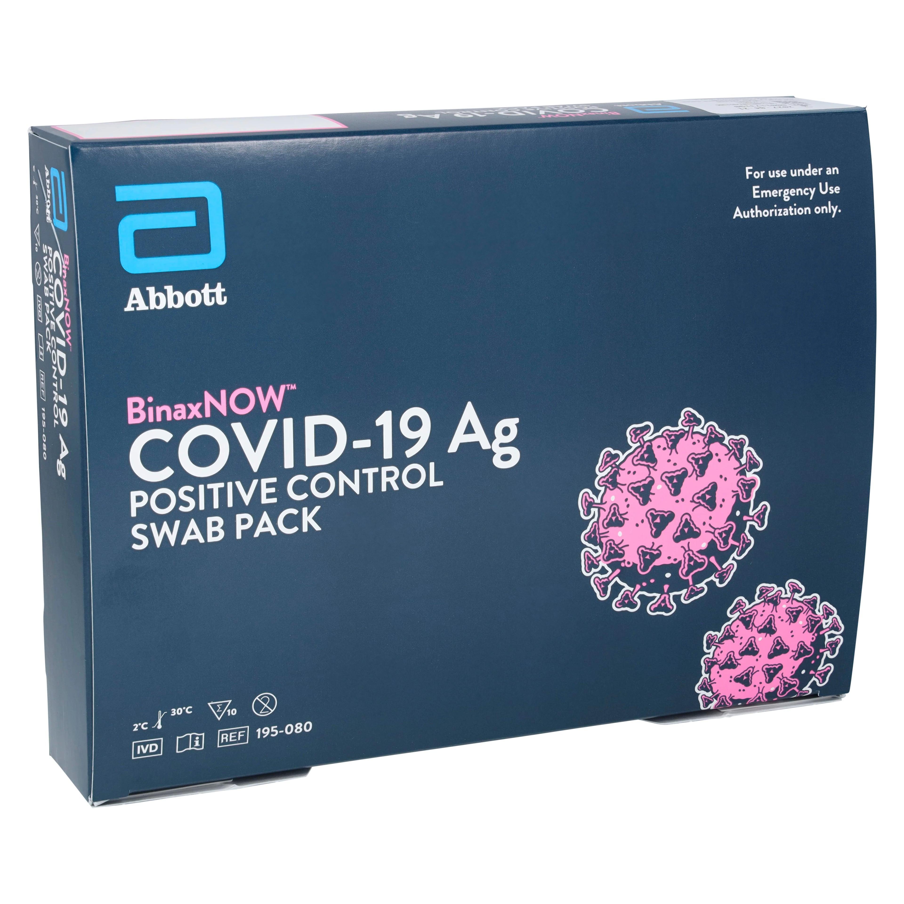 BinaxNOW COVID-19 Ag Positive Control Kit, 10/Box
