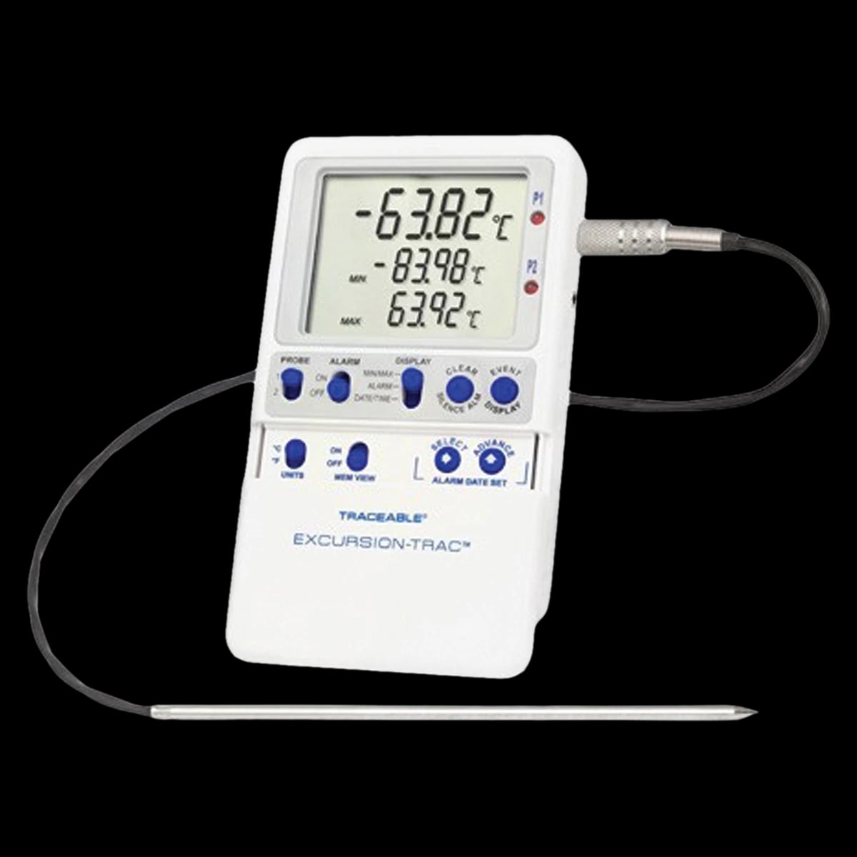 American Biotech Supply USB Digital Data Logger for Ultra-Low Temperature Freezers, -90°C to 105°C, Each