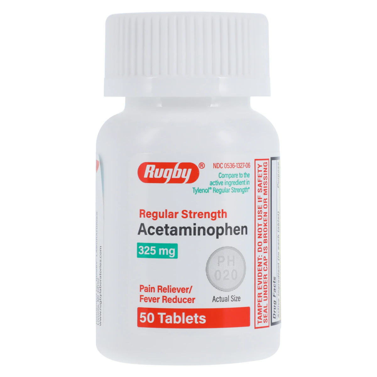 Acetaminophen Tablets 325 mg, 50 Count Bottle