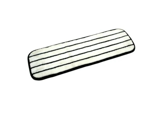 3M Easy Scrub Microfiber Flat Mop Pad, White, 18 in, 100/Case