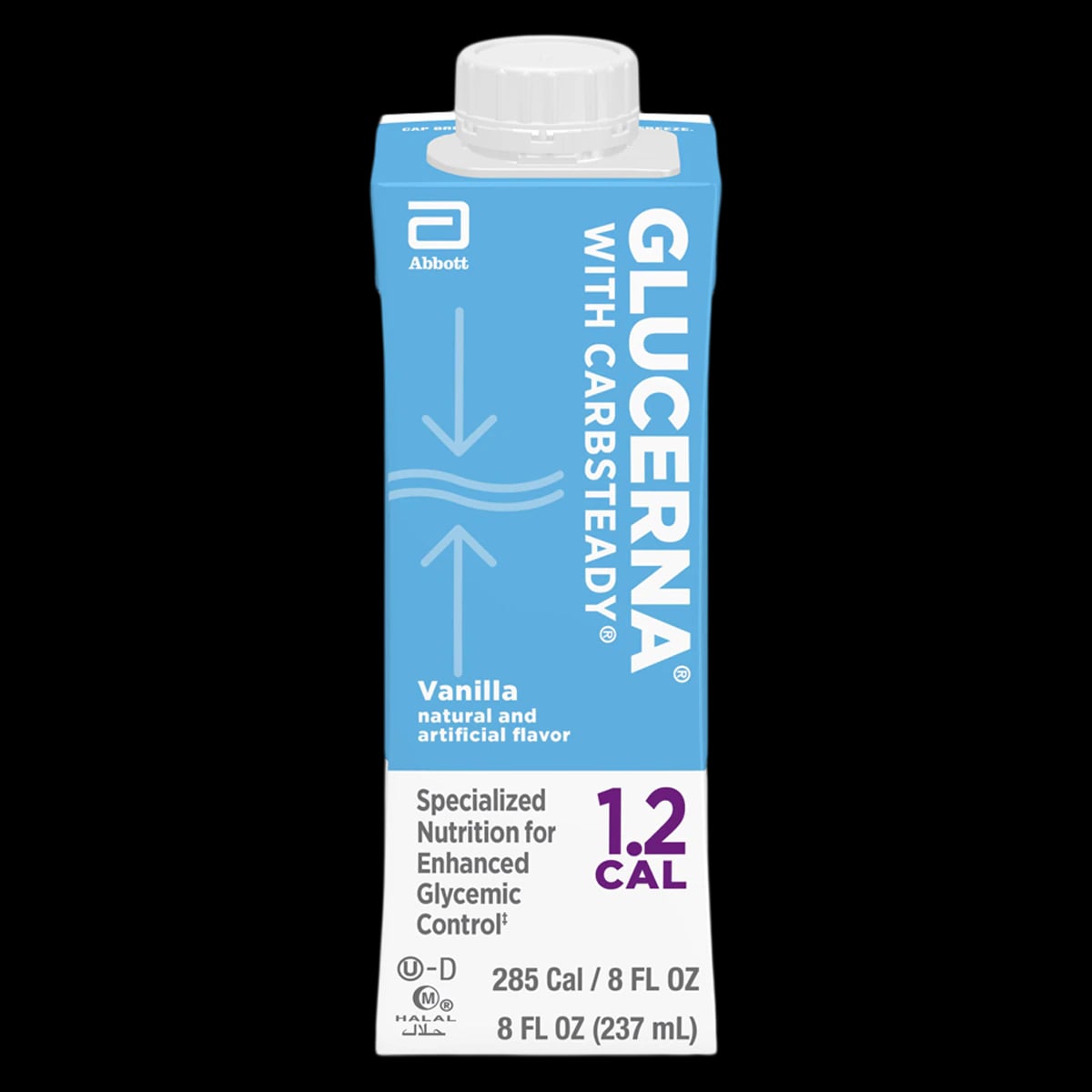 Glucerna 1.2 Cal Glycemic Control Shake, Vanilla, 8 oz Carton, 24/Case