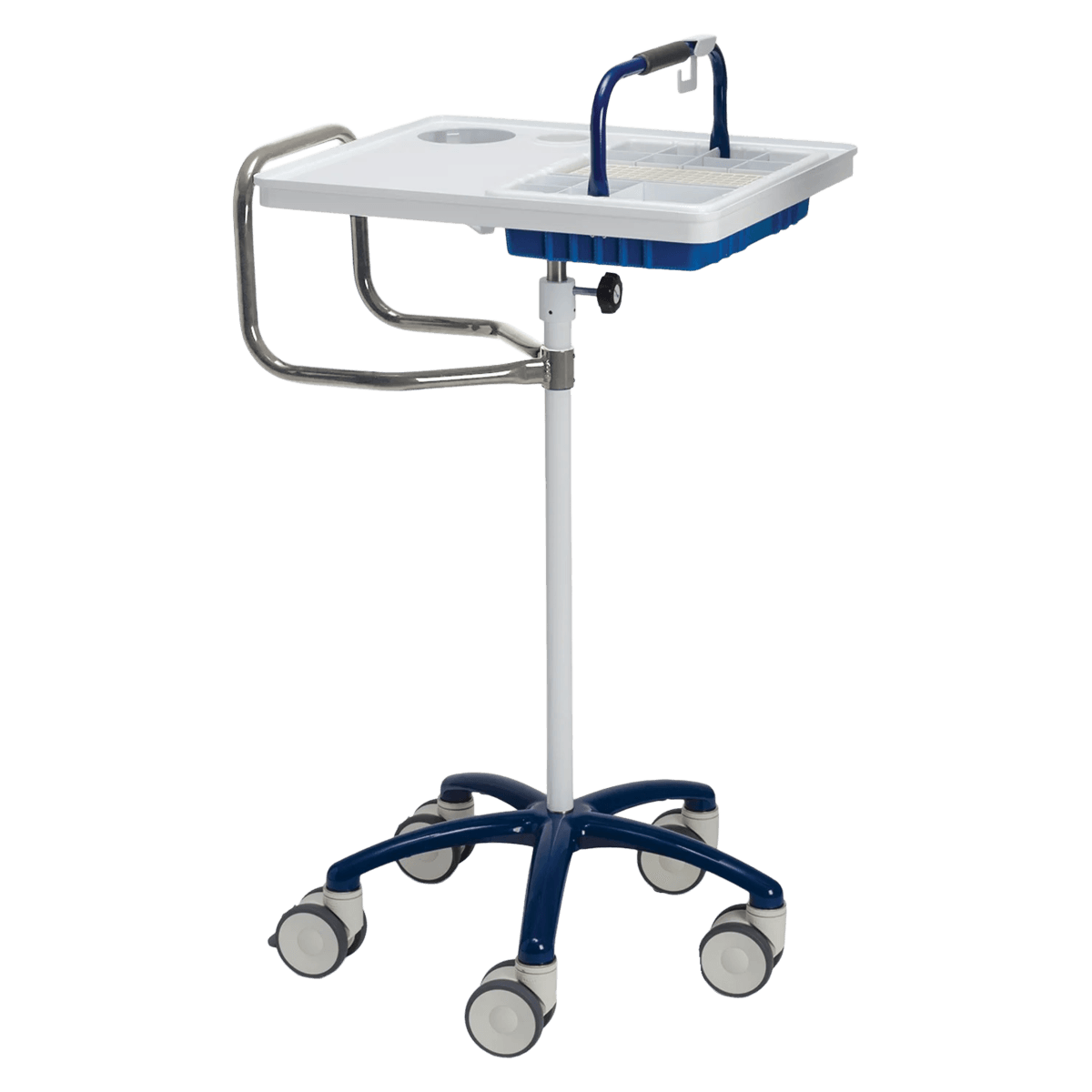 Marketlab Titan Drawer Cart, Standard, 27"W x 24"D x 44.5"H, 4" Twin Wheel Casters