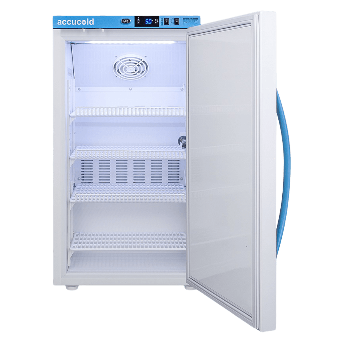 Accucold Performance Series Pharmacy/Vaccine Refrigerator, 3 Cu Ft, Right Hinge, Factory Reversible, 2-8°C, Auto Defrost