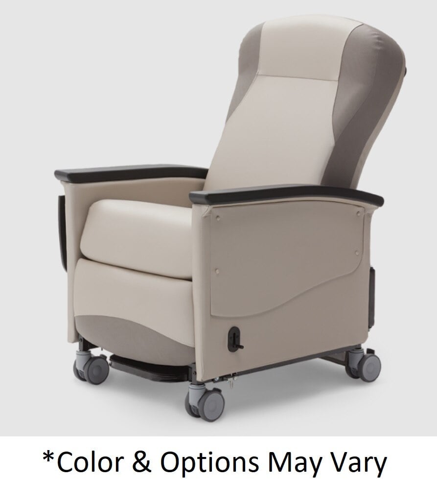Champion Alo 63 Power Recliner, Tuxedo Upholstery, 300 lb Capacity, Each