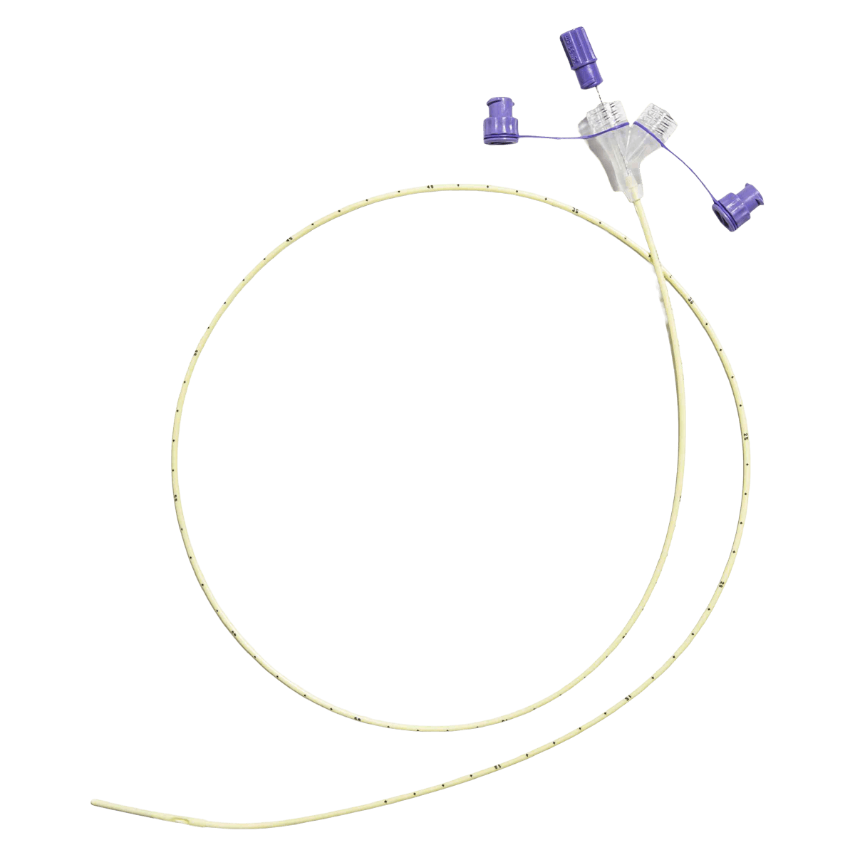 Corflo Nasogastric/Nasointestinal Feeding Tube, 8 Fr, 36", with Stylet and Enfit Connector