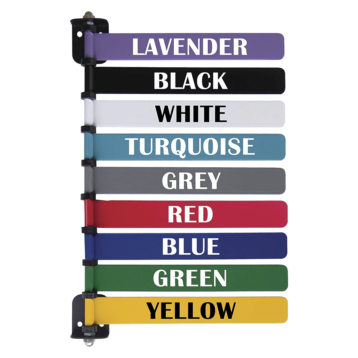 Omnimed Exam Room Flag System, Double Sided, 9 Colors (Green/Blue/Turquoise/Gray/Mauve/Red/Lavender/Orange/Yellow), Each