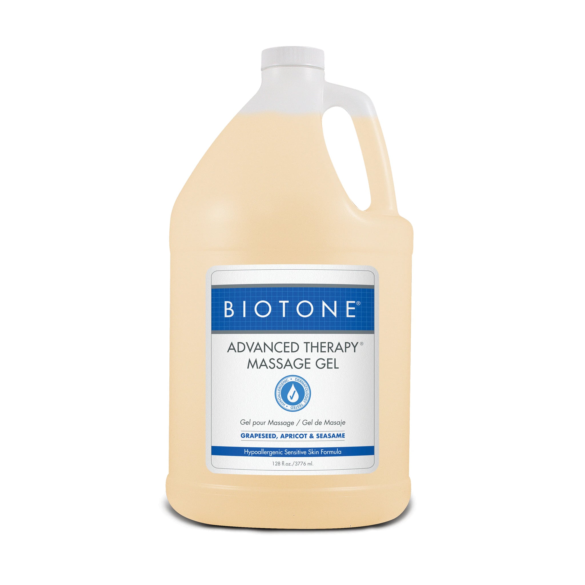 Biotone Advanced Therapy Massage Gel, Unscented, 1 Gallon