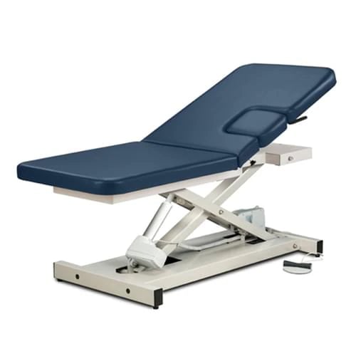Clinton Industries Power Imaging Table, Royal Blue, 72" x 27" x 18-35" Height Adjustable, 500 lb Capacity