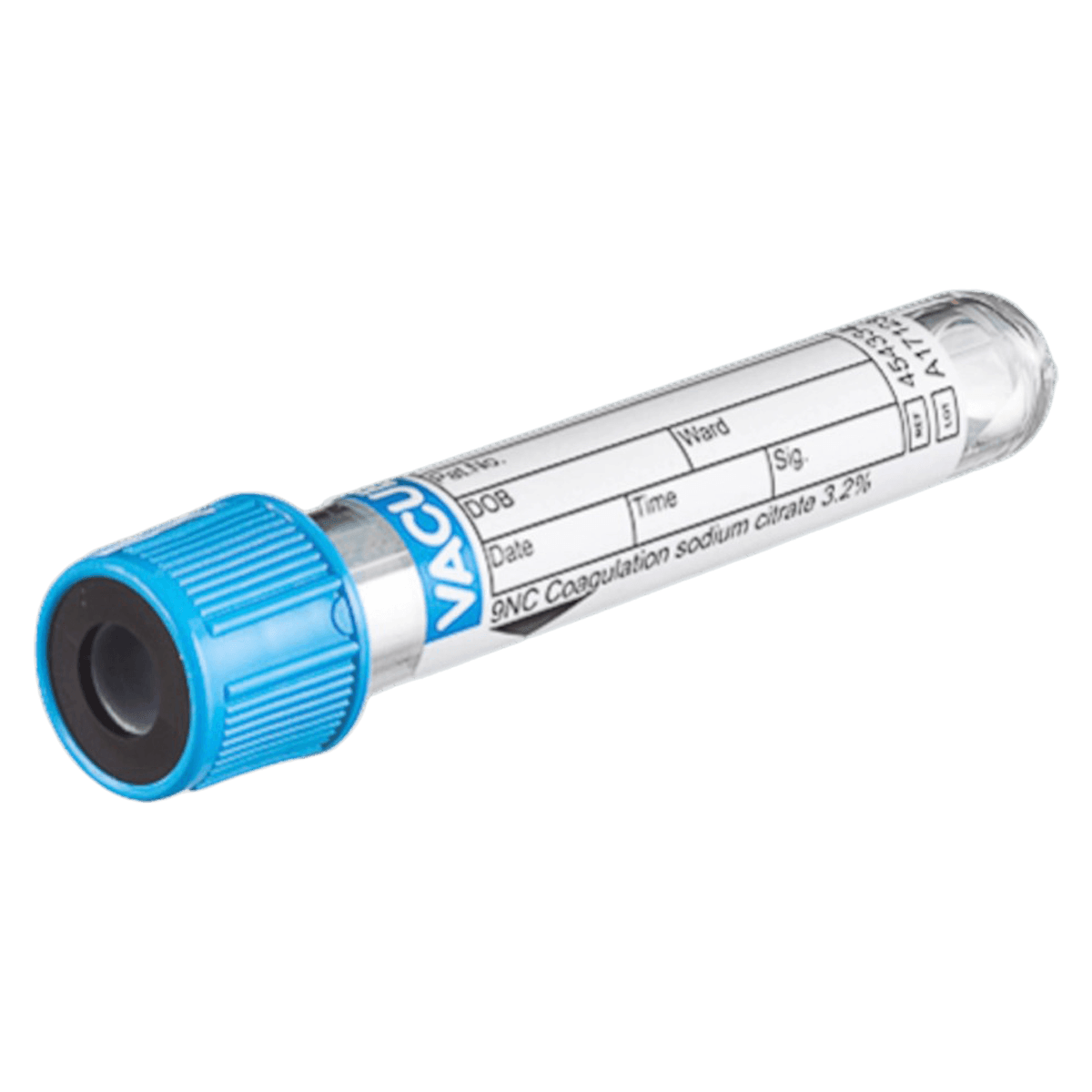 Greiner Bio-One Vacuette Blood Collection Tube, Blue, 3.5mL, Pull Cap, Sterile, Sodium Citrate 3.2%, 50/Pk