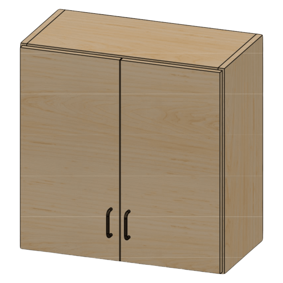 Athletic Edge Wall Cabinet, 2 Doors, Navy