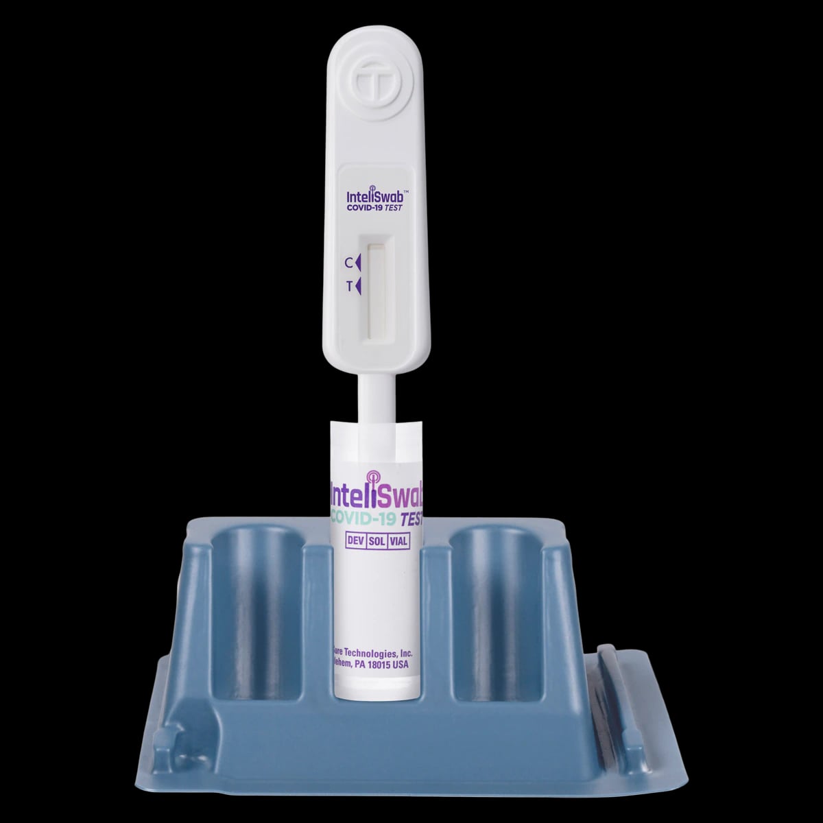 InteliSwab COVID-19 PRO Rapid Antigen Test Kit, CLIA Waived, 25 Tests/Box