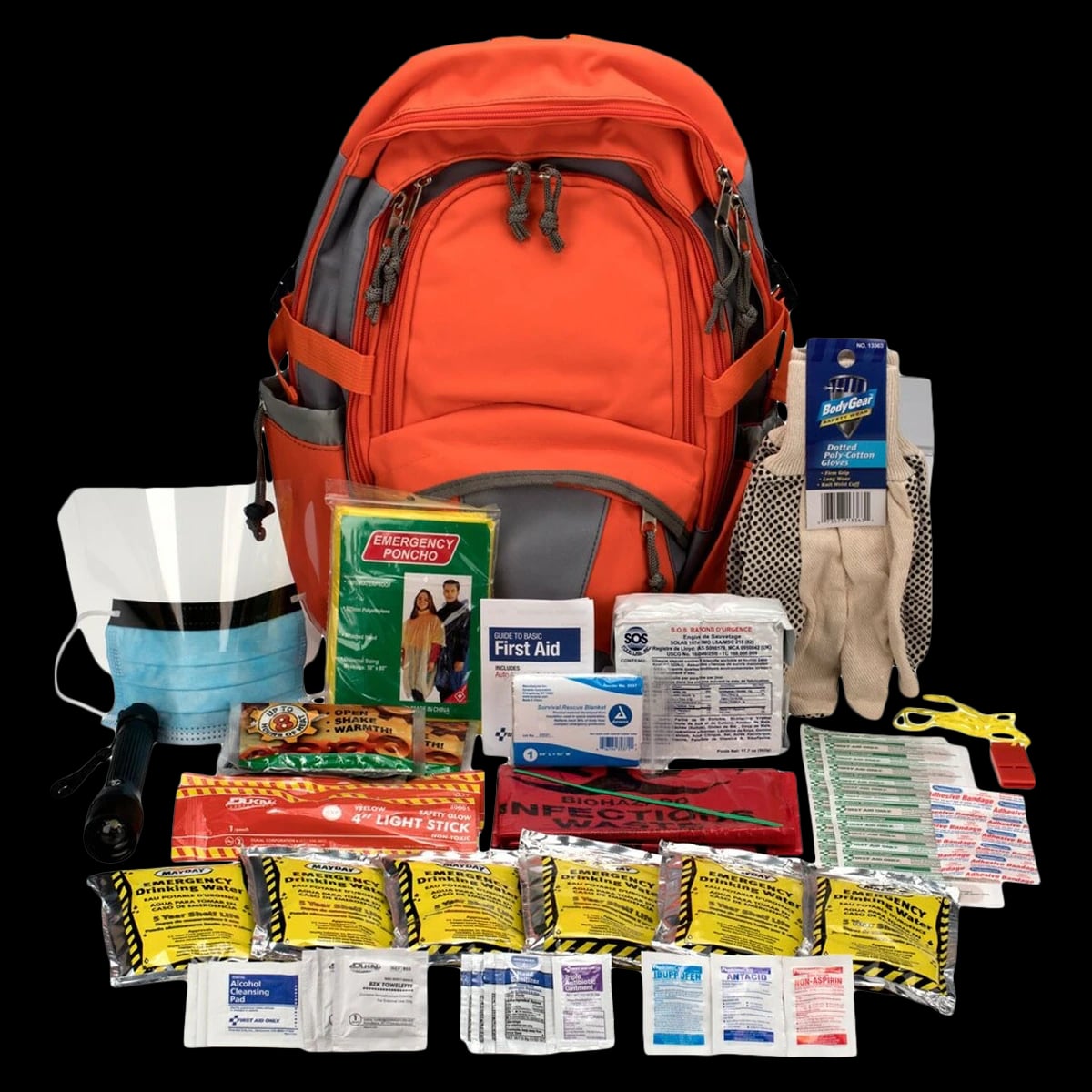 Acme Backpack Emergency First Aid Kit, 6/Case