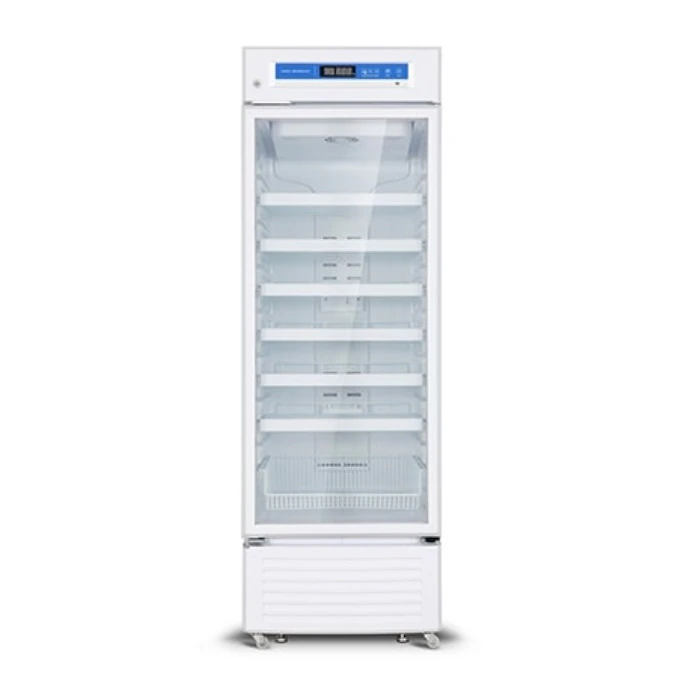 Aegis Scientific Glacier Series Medical Refrigerator, 16 Cu Ft, Glass Door, White, 2-6°C, Automatic Defrost