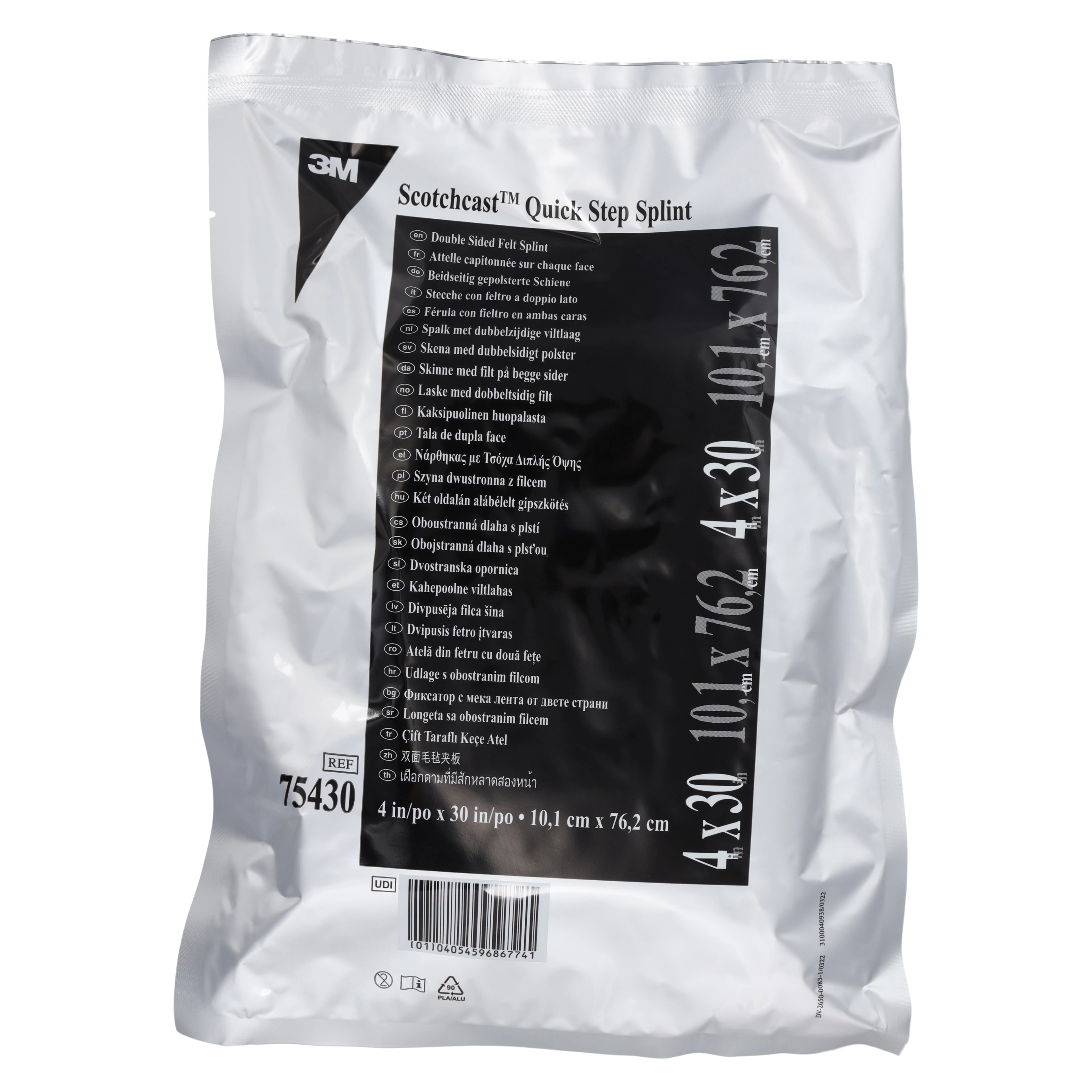 3M Scotchcast Quick Step Casting Splint, 4" x 30", 1 Each