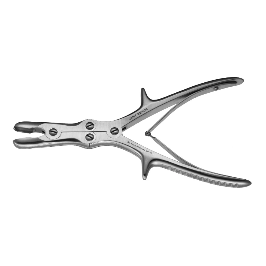 Jarit Stille-Luer Bone Rongeur, Curved, 8.75"