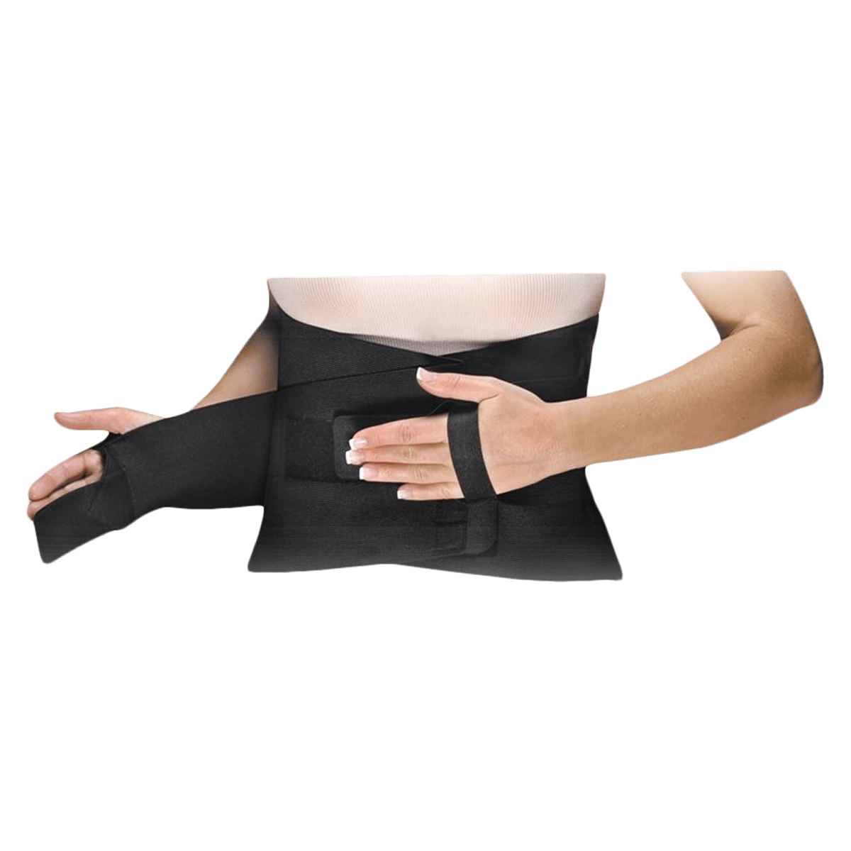 Hely & Weber Brace Back Double LSO Lumbosacral Orthosis, Adult, Small, Elastic/Neoprene, 32-46"