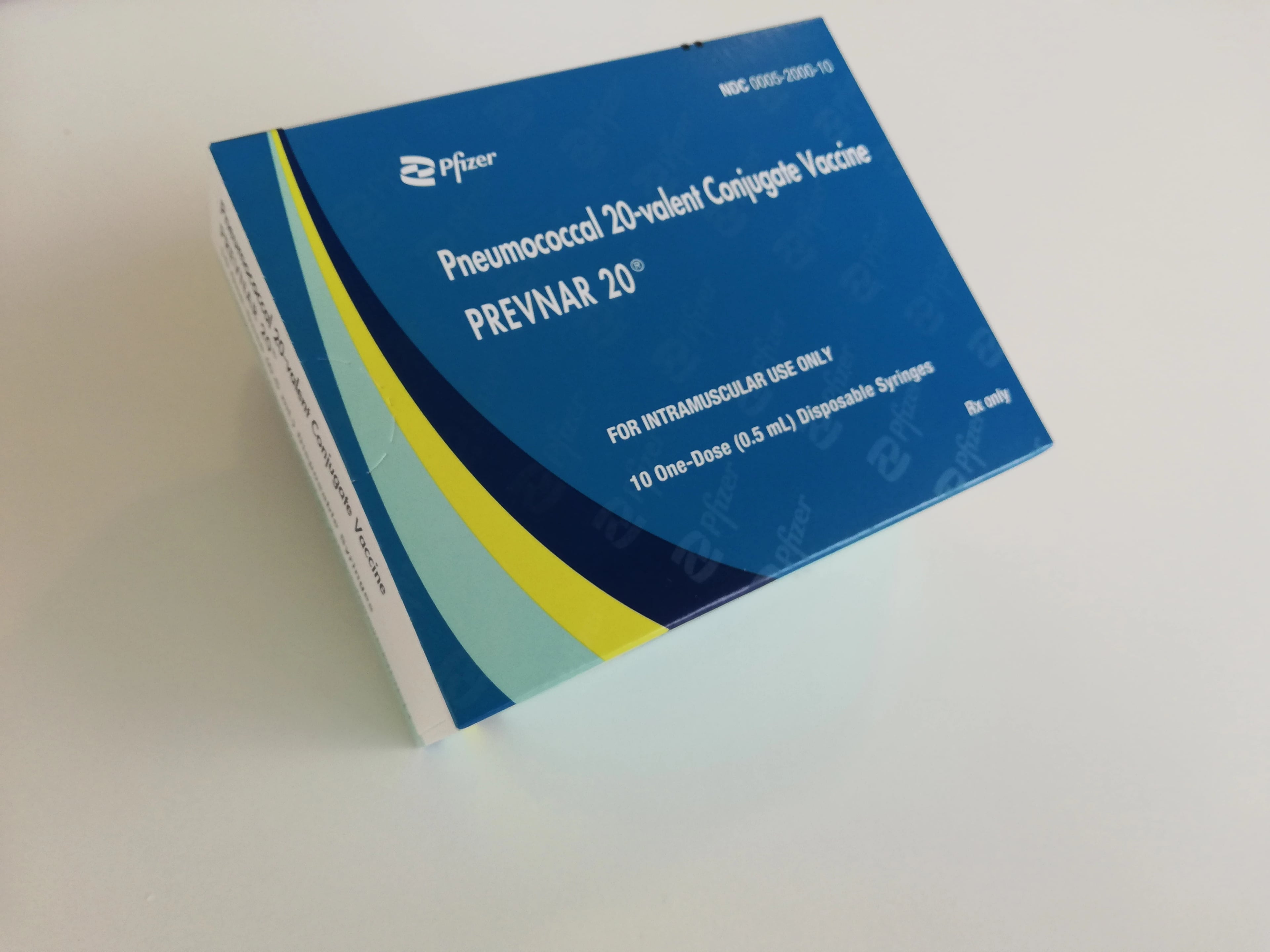 Prevnar 20 Pneumococcal 20-Valent Conjugate Vaccine, 0.5 mL Prefilled Syringe, 10/Box