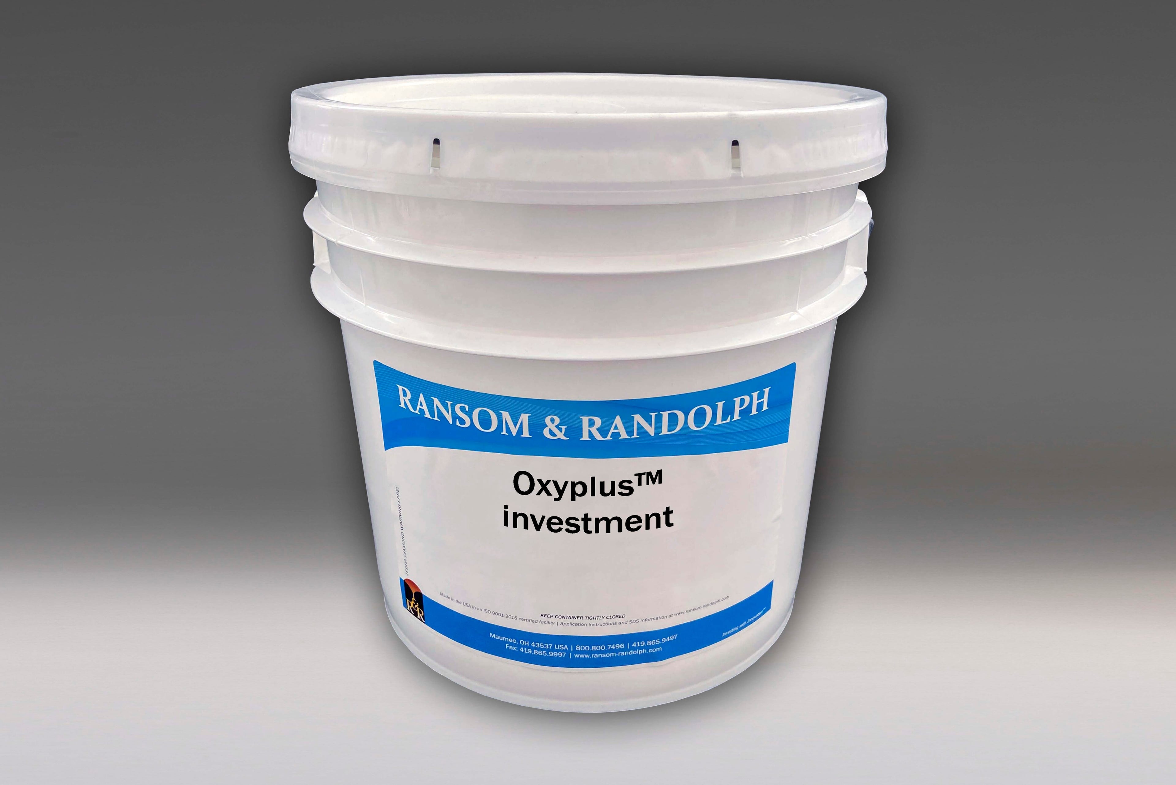 Ransom & Randolph Oxyplus Investment Powder, 40 lb Pail