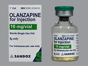 Olanzapine Injection 10 mg/mL Single-Dose Vial, 1 mL, Sandoz