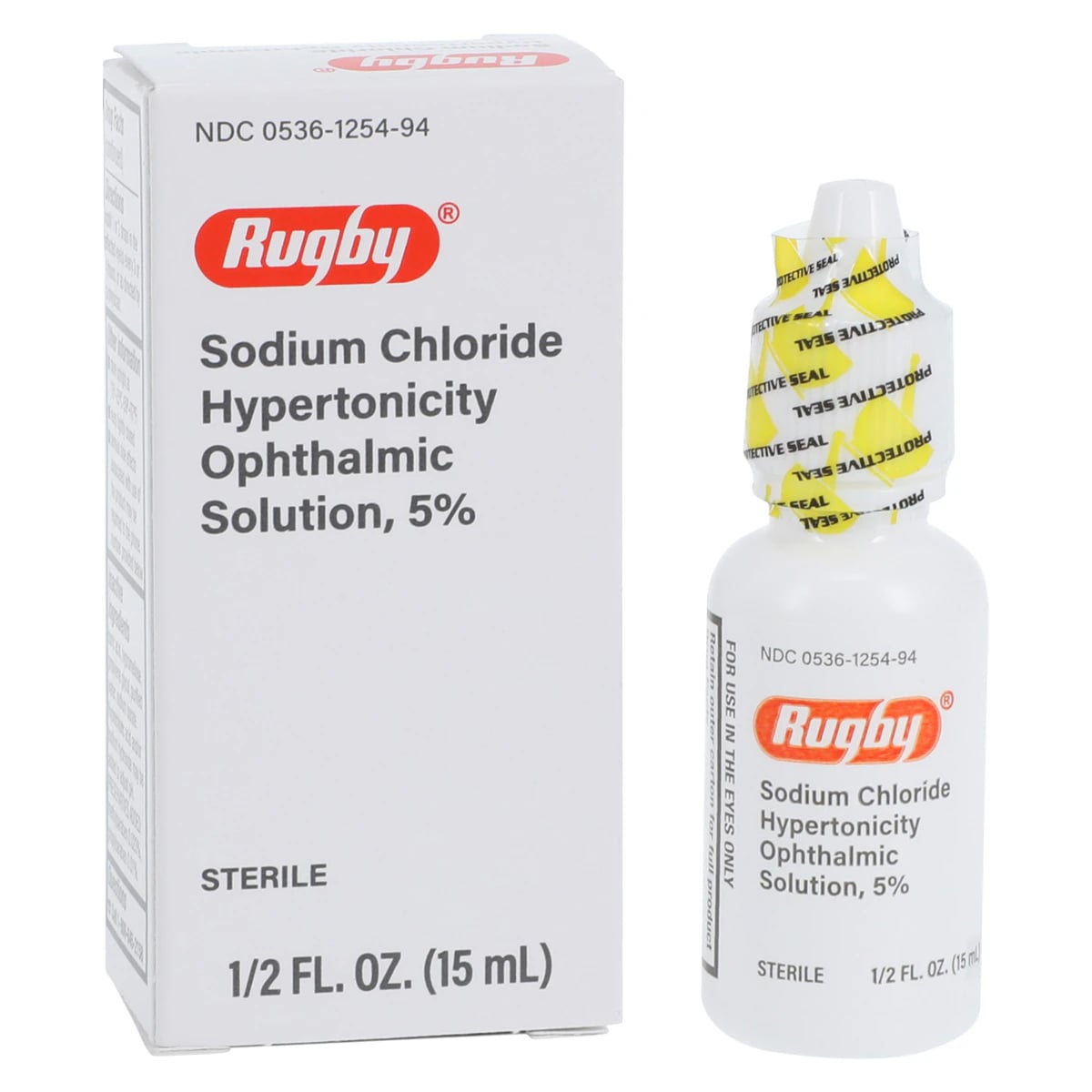 Sodium Chloride Ophthalmic Solution 5%, 15 mL Bottle
