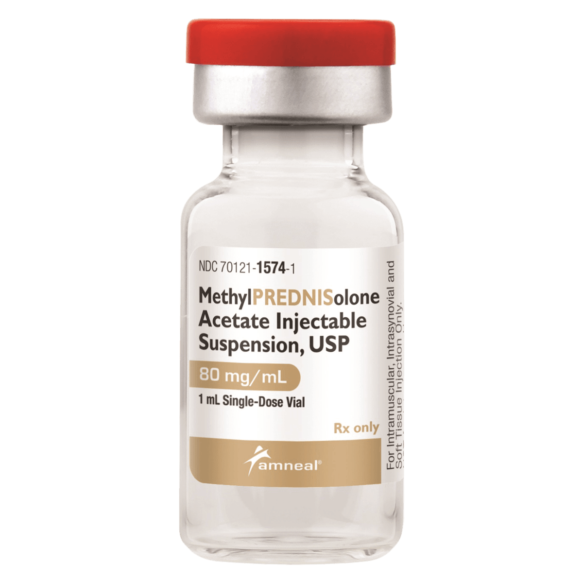 Methylprednisolone Acetate Injection 80mg/mL SDV 1mL, Amneal
