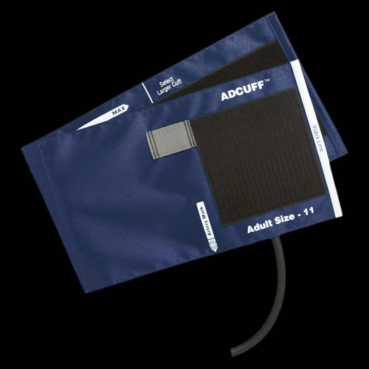 ADCUFF Cuff & Bladder, Navy, Single Tube with Connector