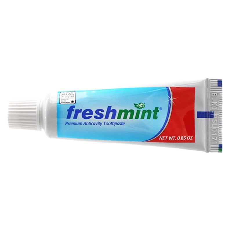 Freshmint Premium Anticavity Toothpaste, Mint Flavor, 0.85 oz Tube, 144/Case