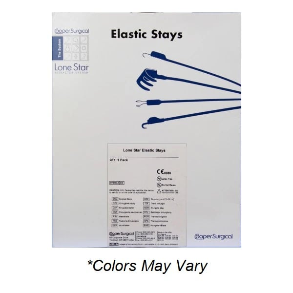 Cooper Surgical Spira Hook Stays, 20mm, Elastic, Single Patient Use, 4/Package