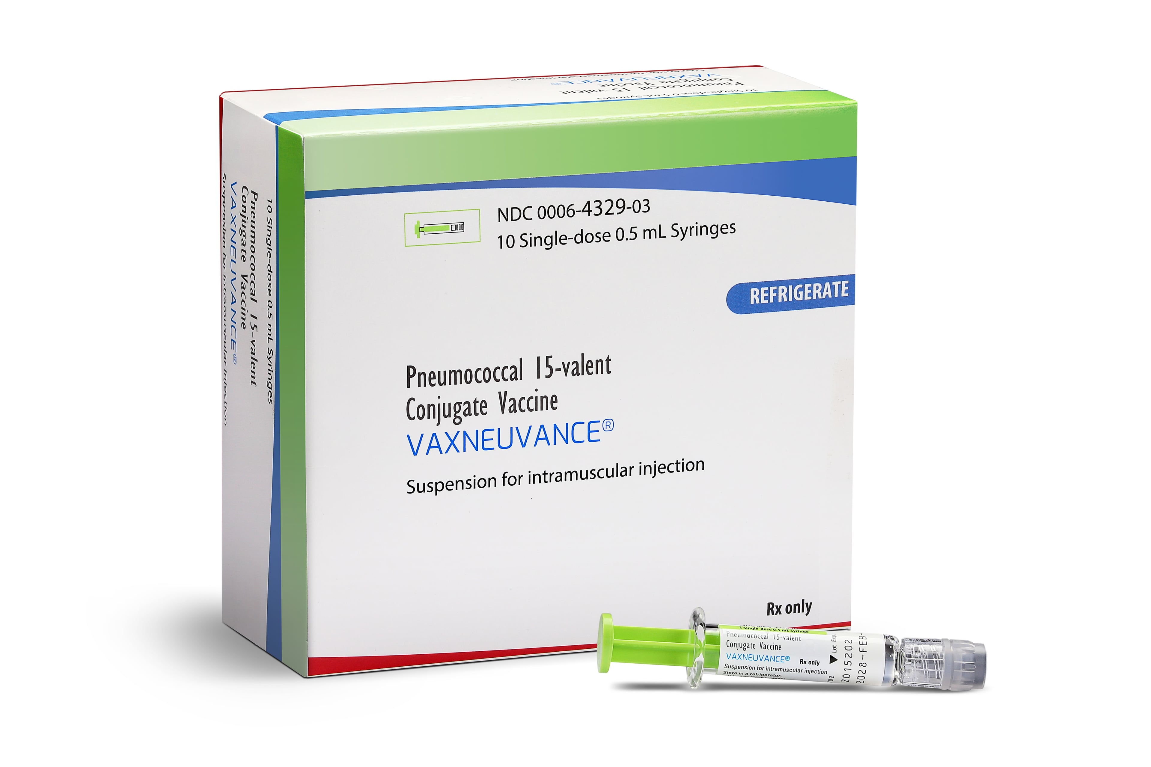 Vaxneuvance Pneumococcal Injectable 0.5mL Prefilled Syringe, 10/Box, 01KT0J0793R21G4EV85FPBXK00