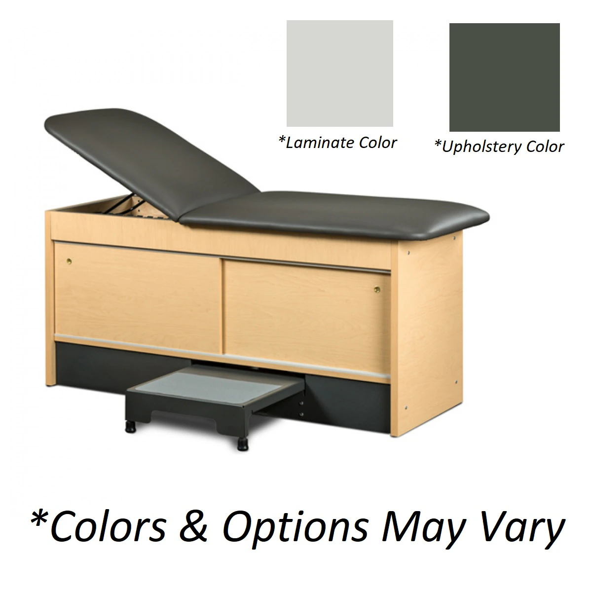 Clinton Industries Table Step-Up, Gray/Gunmetal, 400 lb Capacity