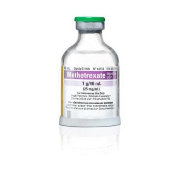 Methotrexate Sodium Injection, 25mg/mL, Preservative Free, SDV, 40mL