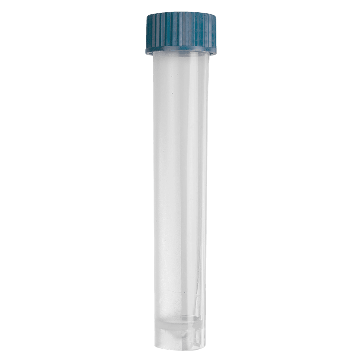Axygen Virgin Polypropylene Transport Tube, 10mL, Graduated, Clear, Blue Screw Cap, Frosted Writing Area, Non-Sterile, 1000/Case