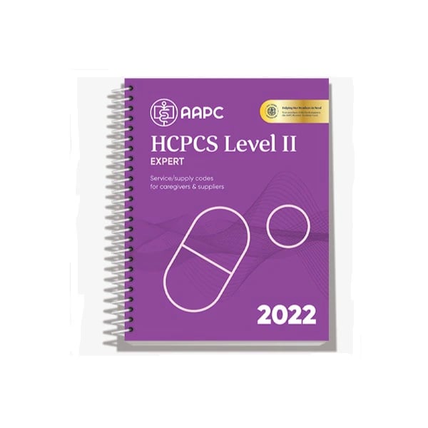 HCPCS 2022 Level II Professional Edition Book (AMA)