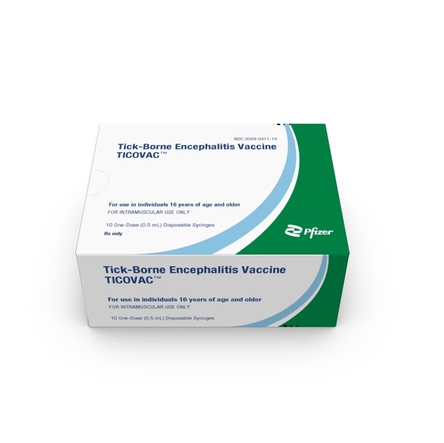TICOVAC Vaccine Tick-Borne Encephalitis (TBE) Injectable 0.5mL Prefilled Syringe 10/Box, 01KT0J07C5NCXVR3NZ0HHZ49M9