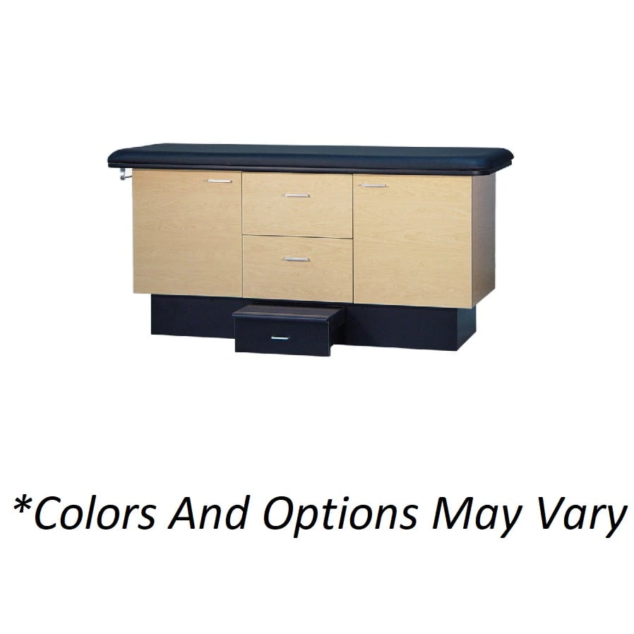 Goodtime Medical Classic 100 Exam Table, Taupe with Dove Gray Pad, 450 lb Capacity