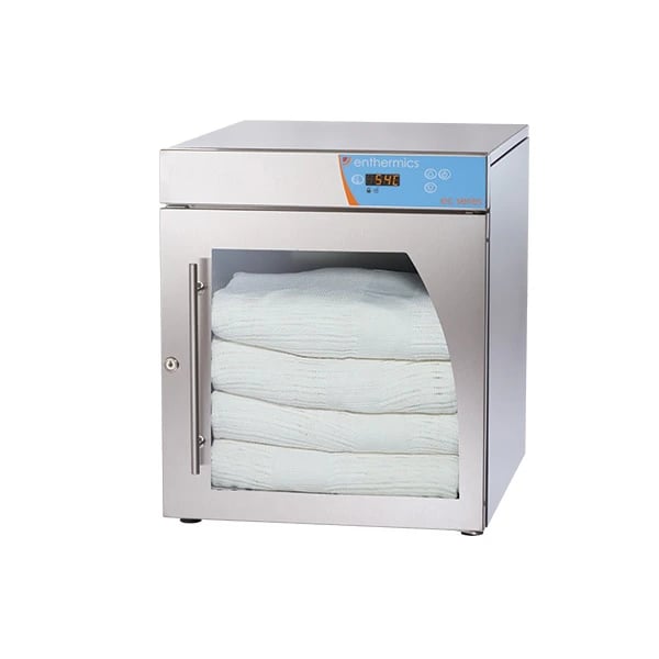 Pedigo EC250 Blanket Warmer with Glass Door, Silver, 2.5 Cu Ft