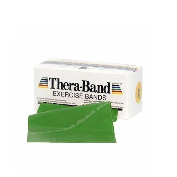 Thera-Band Exercise Band, Green (Heavy Resistance), 6" x 100 yd Roll